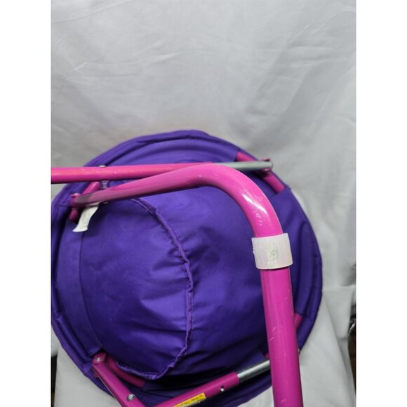 GIRLS MGA BRATZ Yasmin Foldable Saucer Pink Purple Child’s Chair Y2K Room Decor - Picture 11 of 14